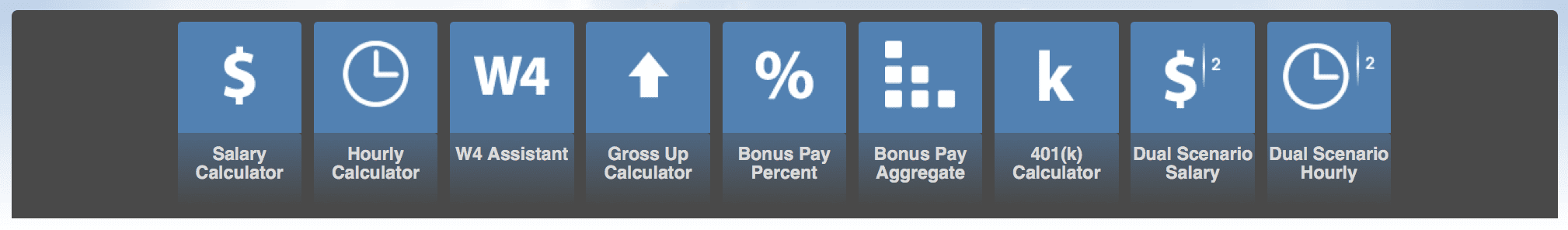 Payroll calculators