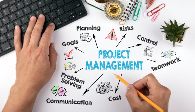 project management depiction